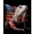 koszulka Iguana USA. T-shirt jakości premium SUB433 czarna koszulka oversize 100% bawełna
